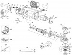 DeWalt D28113K 240 Volt Electric 115mm Angle Grinder Spare Parts - Type 2