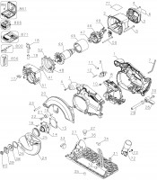 DeWalt DCS391KN-XJ (Type 1) 165mm 18v Cordless Circular Saw Spare Parts