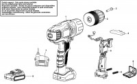 BLACK & DECKER EGBL148 HAMMER DRILL (TYPE 1) Spare Parts