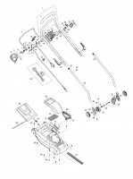 Makita ELM3720 240 Volt Electric Lawn Mower 1400W Spare Parts