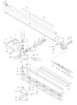 Makita EN400MP Hedge Trimmer Split Shaft Attachment for Brushcutter / Stringtrimmers Spare Parts