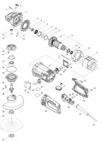 Makita GA7062R 180Mm Angle Grinder Spare Parts