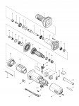 Makita GD0601 Die Grinder Spare Parts