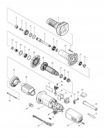 Makita GD0601 Die Grinder Spare Parts