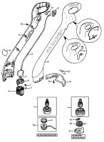 BLACK & DECKER GL420XC STRING TRIMMER (TYPE 1) Spare Parts