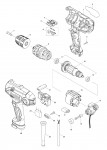 Makita HP0300 110 / 240 Volt Electric Combi Hammer Drill Spare Parts