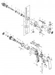 Makita HP2071 110 / 240 Volt 2 Speed Percussion Drill Spare Parts