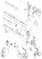 Makita 40v HR003GD101 SDS Drill Spare Parts