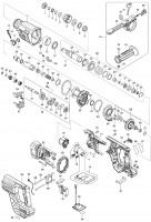 Makita HR007G 28Mm Cordless Rotary Hammer Spare Parts