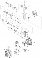 Makita HR140D 14Mm Cordless Rotary Hammer Spare Parts