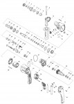 Makita HR1840 18Mm Rotary Hammer Spare Parts