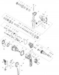 Makita HR1841F 18Mm Rotary Hammer Spare Parts