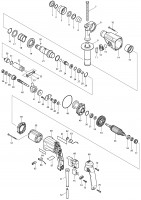 Makita HR2022 Rotary Hammer 20Mm Spare Parts
