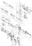 Makita HR2631F 26Mm Combination Hammer Spare Parts