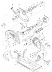 Makita HS0600 260Mm Circular Saw Spare Parts