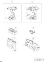 Hikoki Kc18Dfx Cordless Combo Kit Kc18Dfx Spare Parts