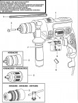 BLACK & DECKER KR554RE HAMMER DRILL (TYPE 2) Spare Parts