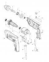 Makita M6002 10mm Drill Spare Parts