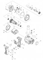 Makita M6600 Mixer Spare Parts