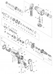 Makita M8700 20Mm Rotary Hammer Spare Parts