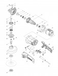 Makita M9002 125MM Angle Grinder Spare Parts