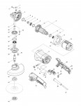 Makita M9003 150MM Angle Grinder Spare Parts