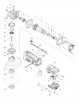 Makita M9503R 125MM Angle Grinder Spare Parts