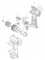 Makita MT062 Cordless Driver Drill Spare Parts