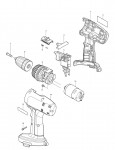 Makita MT065 Cordless Driver Drill Spare Parts