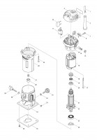 Makita MT372 Laminate Trimmer Spare Parts