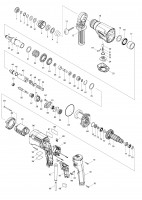 Makita MT870 20mm Rotary Hammer Spare Parts