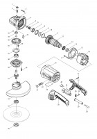 Makita MT903 230Mm Angle Grinder Spare Parts