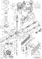 Hikoki Nr1890Dbcl Cordless Nailer Nr1890Dbcl Spare Parts