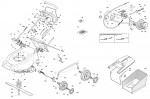 Makita PLM4601 Petrol Lawn Mower Spare Parts