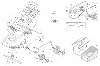 Makita PLM4601 Petrol Lawn Mower Spare Parts