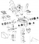 Makita PLM4612 46cm Petrol Rotary Lawnmower 190cc Spare Parts