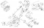 Makita PLM4811 Petrol Lawn Mower Spare Parts