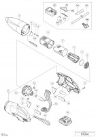 Hikoki R12Da Cordless Cleaner R 12Da Spare Parts