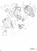 Hikoki Rb36Db Cordless Blower Rb 36Db Spare Parts