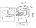Makita SK106D 12v Cordless CXT 4 Point Cross Line Laser Spare Parts