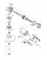 Makita SMA910 230MM Angle Grinder Spare Parts