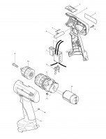 Makita SMB800 14.4v Cordless Drill Driver Spare Parts