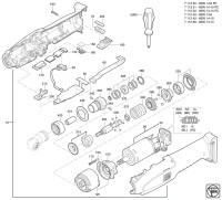 FEIN 71125200950 ASW14-14-PC (14,4 V) Torque Controlled Screwdriver Spare Parts