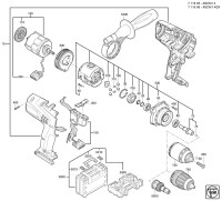 FEIN 71160600950 ASCM14QX (14,4 V) Screwdrivers Spare Parts
