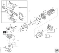 FEIN 71220500940 CCG18-125-10PD-SEC AS (18 V) Compact Angle Grinders Spare Parts