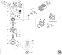 FEIN 71221839940 CCG18-125-12PD AS (18 V) Compact Angle Grinders Spare Parts