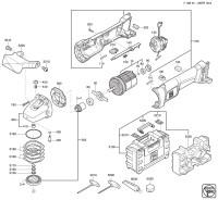 FEIN 71380130940 AKFH18-5 (18 V) Beveling Machine Spare Parts