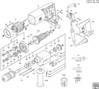 FEIN 72021031620 DSe648 (60 Hz, 220 V) Drill Spare Parts