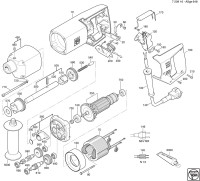 FEIN 72091600223 ASge648 (50 Hz, 230 V) Drill Spare Parts