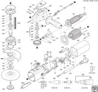 FEIN 72208800626 WSS12-125 (60 Hz, 220 V) Compact Angle Grinders Spare Parts